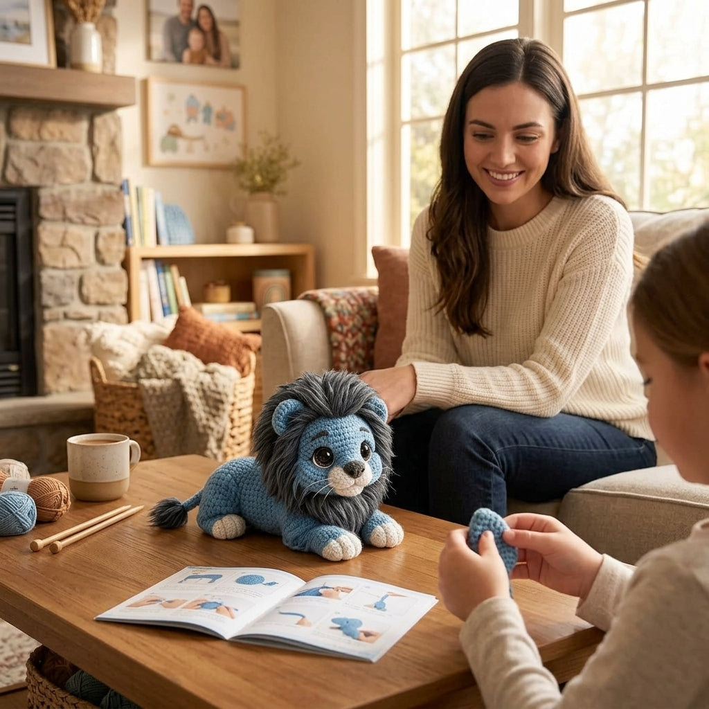 Crochet Lion Amigurumi Kit