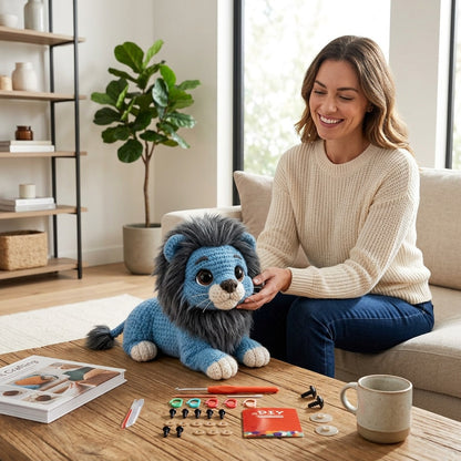 Crochet Lion Amigurumi Kit